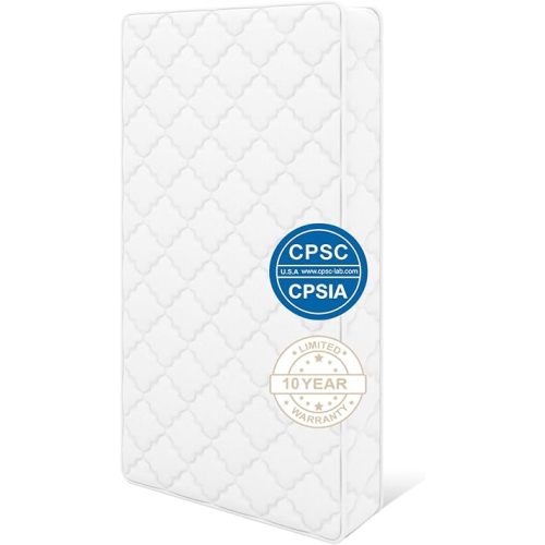 5" Premium Baby Crib & Toddler Mattress, 52" Lx27.5 W