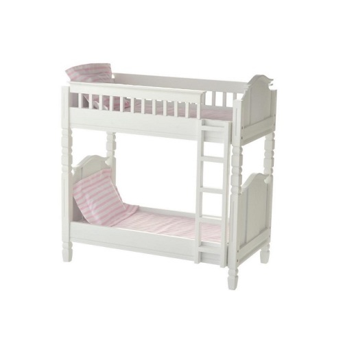 Laurent Doll 18 inch doll white Bunk Bed - The Doll Boutique