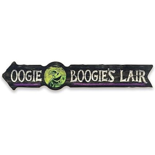 Disney The Nightmare Before Christmas Oogie Boogie's Lair Wood Wall Decor