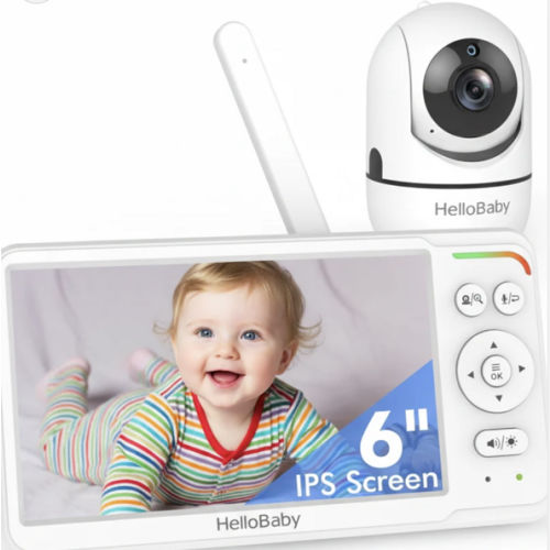 HelloBaby 6" Video Baby Monitor with 1 Camera HB6560