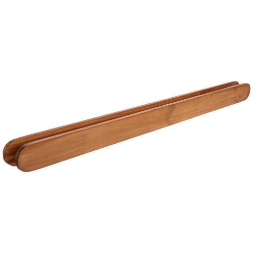 Rounded Wood Floating Shelf
