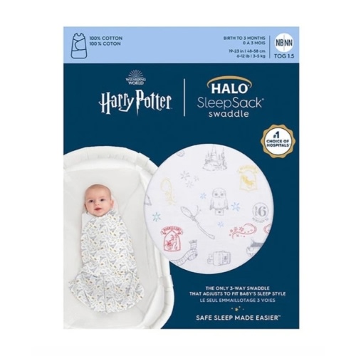 Harry Potter Enchanted Cotton Swaddle - Newborn | HALO