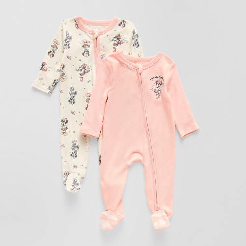 Baby Girls 2-pc. Minnie Mouse Sleep and Play, Color: Pink - JCPenney