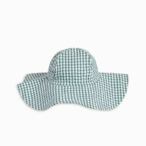 Seersucker Sun Hat