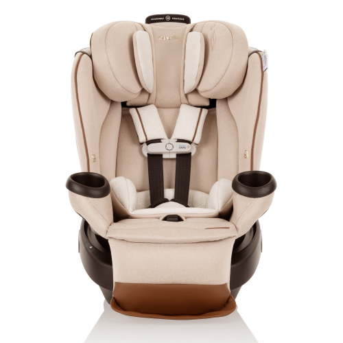 Gold Revolve360 Extend All-in-One Rotational Car Seat with Green & Gentle Fabric (Champagne)