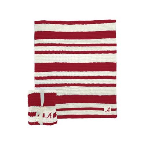 NCAA Alabama Crimson Tide Cable Knit Blanket