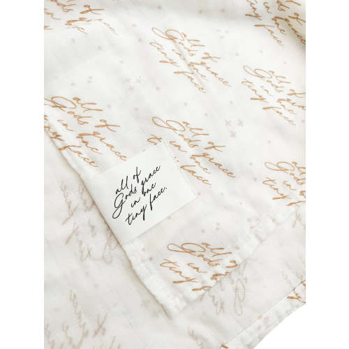 All of Gods Grace in One Tiny Face Swaddle Blanket – OUR HOUSE ABOVE