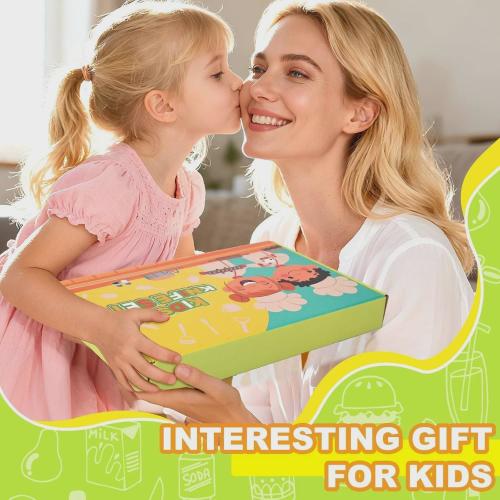 46 PCS Kids Knife Set, Toddler Knives for Real Cooking, Montessori Kitchen Toys