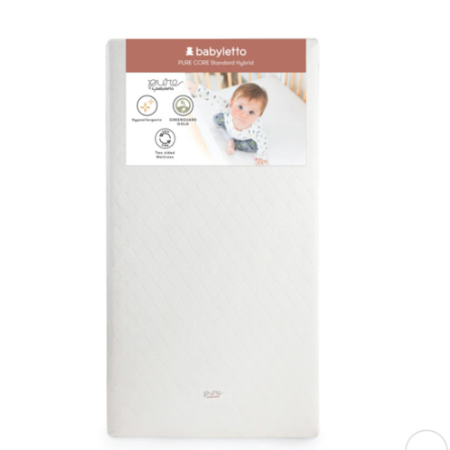 Babyletto Pure Core 2-Stage Crib Mattress & Hybrid Quilted Waterproof Cover | Modern Nursery™