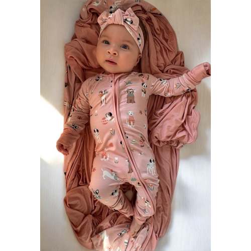 Puppy Egg Hunt (Convertible Zip Footies) - Pink – Dreamlet