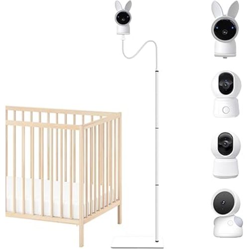 Floor Baby Cameras Monitor Mount Stand Compatible with ARENTI 2K/A4/1M/3QM/P2Q/B2/P2F /D3 Baby Camera Adjustable Baby Monitor Stand Holder (68.7 inch/Camera Not Included)