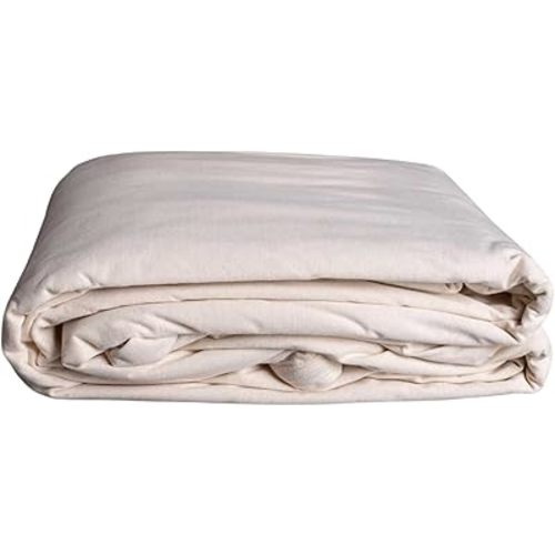 Sleep & Beyond 100% Organic Cotton All Seasons Mattress Encasement - Soft Breathable Waterproof Mattress Protector Comes with Zipper GOTS and Oeko-TEX Certified - Ivory - Crib up to 6 inch