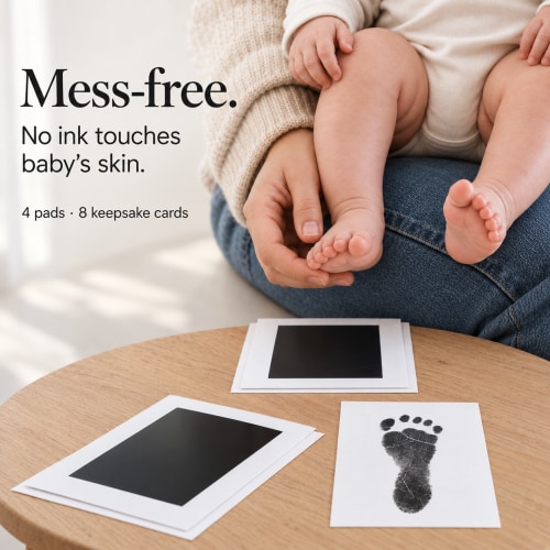 Mess-Free Baby Handprint & Footprint Keepsake Kit | Little Treasures