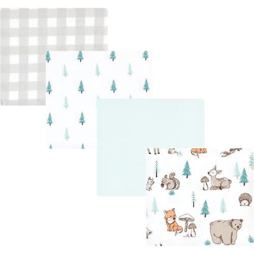 Woodland Animals Receiving Blankets