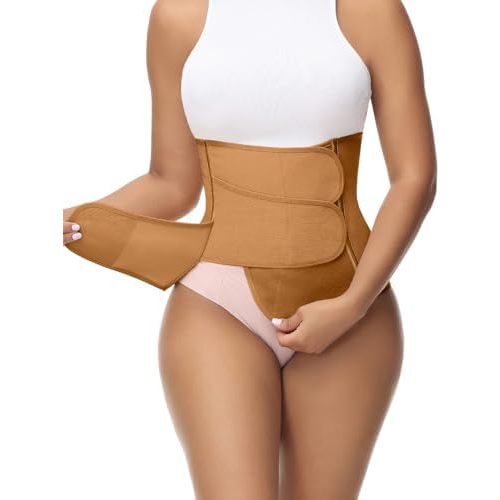 SHAPSHE Waist Trainer for Women Postpartum Recovery Wrap Waist Cincher Corset Shapewear Belly Band