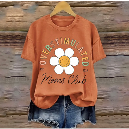 Overstimulated Moms Club Nursing T-shirt