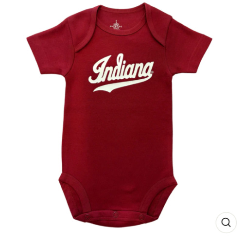 Indiana University Baby Onesie in Crimson