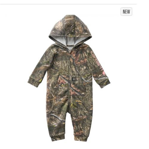 Girls' Long Sleeve Zip-Front Hooded Camo Coverall (Baby) | Carhartt