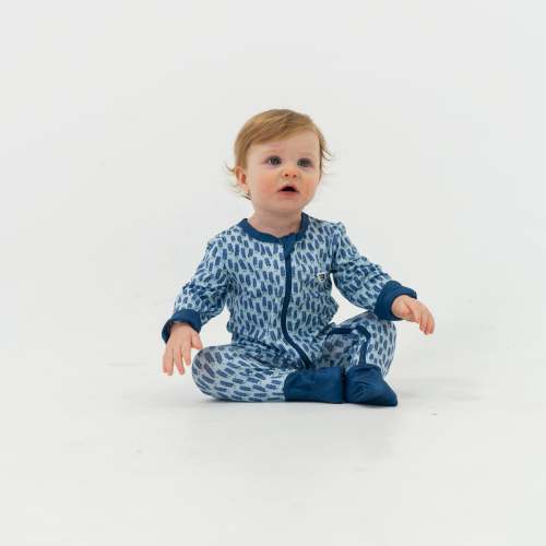 Bluebonnet Baby Zip Up | Texas Infant Gift | BURLEBO