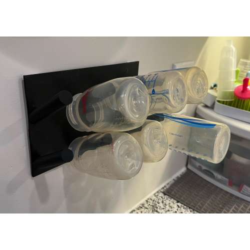Wall-Mounted Baby Bottle Rack