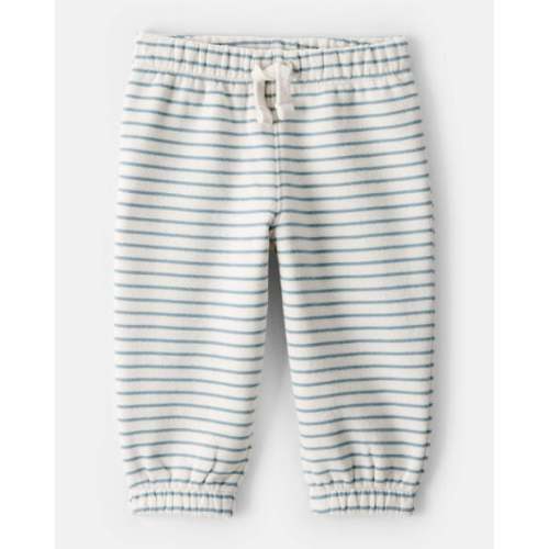 Baby Boy Stripe Fleece Pants - Blue - Carter's | Carter's