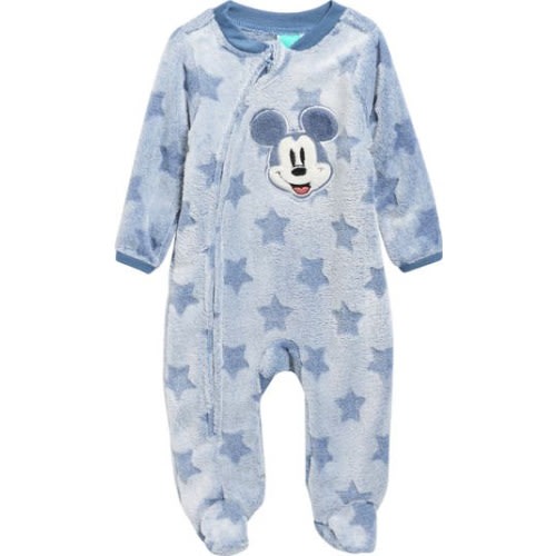 Mickey Star Plush Footie Romper