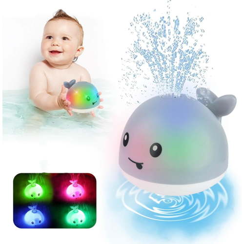 Whale Bath Toy Sprinkler - Bath Toys for Toddlers 1-3 - Light Up Water Bath Toy - Bathtub Toys for Infants 6-12 Months Toddlers Age 2-4 Birthday Gift for 1 2 3 4 5 Year Old Boys Girlds