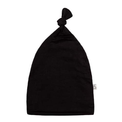 Black | Bamboo Baby Knotted Hat