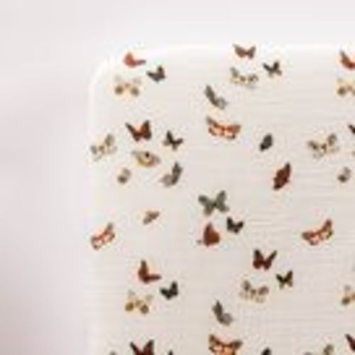 Butterfly Migration Crib Sheet – 100% Cotton Muslin