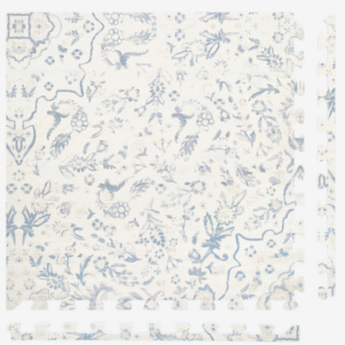 Delft Blue Floral Play Mat | Emile - Little Nomad | House of Noa
