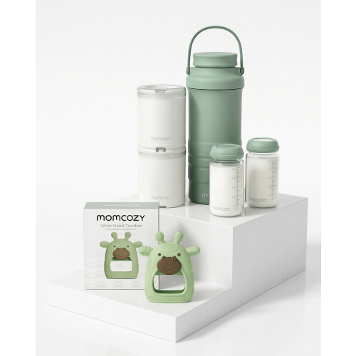 On-the-Go Baby Care Bundle: Portable Breast Milk Cooler and Teether To