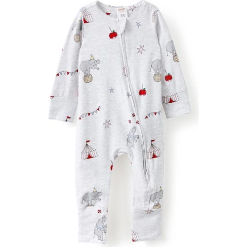 The Billie Long Sleeve Zip Romper, 6-9M
