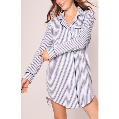 Pink Stripe Cotton Nightshirt