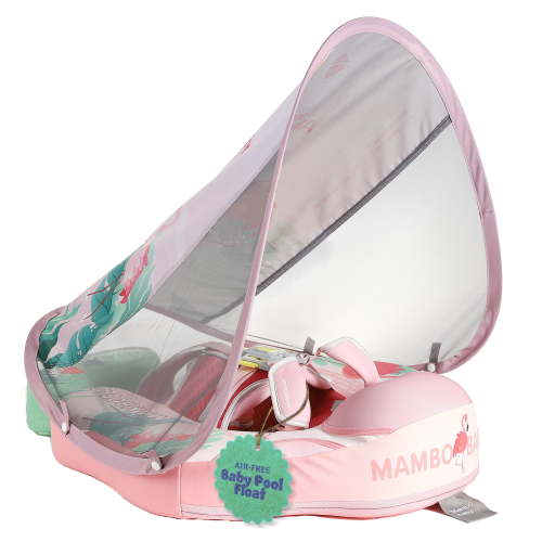 Baby Pool Float with Canopy- Pink