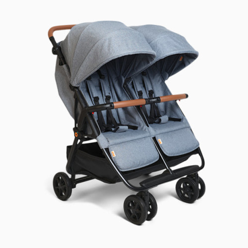 Zoe Twinᵛ³ Double Stroller - Denim