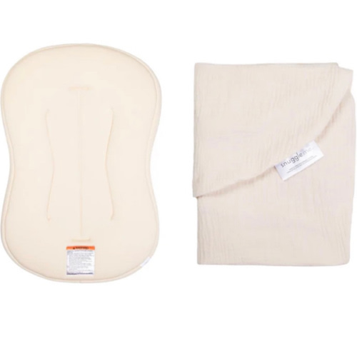 Lounger Curve + Muslin Cover Set | Natural