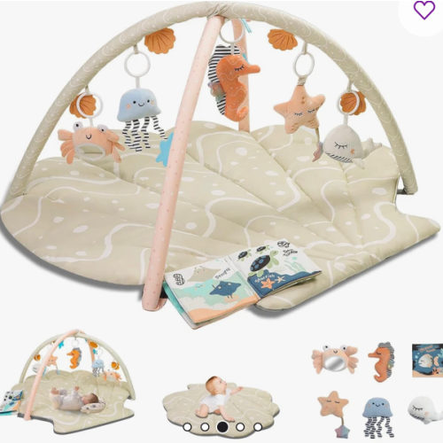 UNBRANDED Baby Play Gym Mat, Oversize Baby Tummy Time Play Mat With 6 Detachable Toys For Sensory Exploration Motor Skill Development, Newborn Essentials Shower Gift Activity Mats For Babies | Wayfair