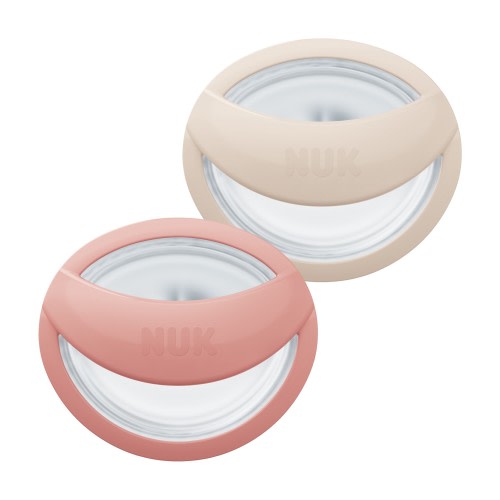 Nuk First Choice Soother Beige/Red 0-6 Months
