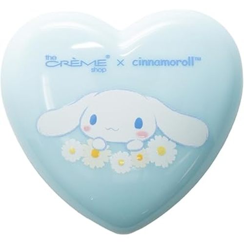 The Crème Shop x Cinnamoroll Compact Mirror, Dual-Sided HD Durable Mirror, Portable Makeup Mirror, Small Mirror for Travel
