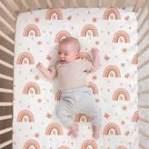 boho rainbow nursery bedding set - Google Search