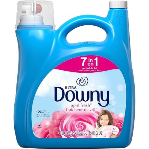 Downy April Fresh Liquid Fabric Conditioner (Fabric Softener), 164 fl oz, 190 loads