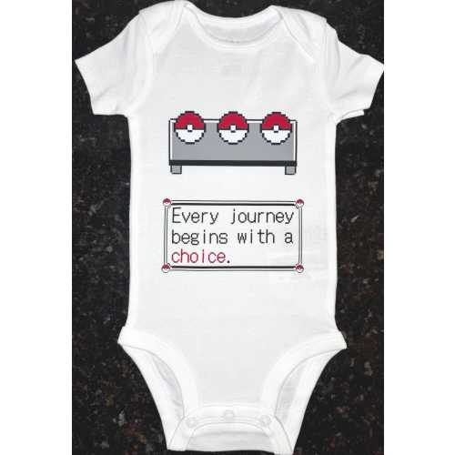 Pokemon Onesie, Funny Baby Bodysuit