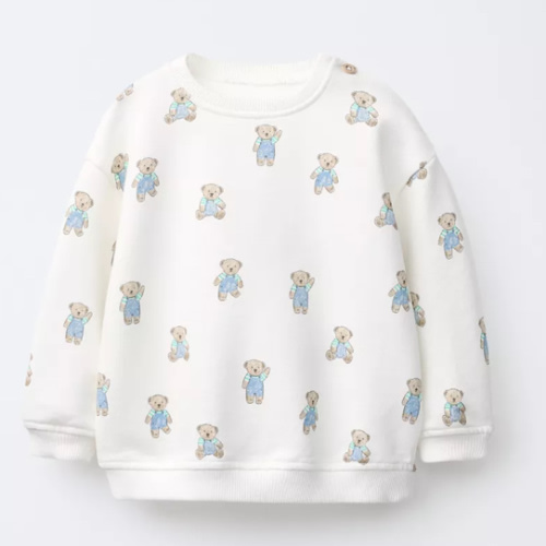 BEAR SWEATSHIRT - Oyster-white | ZARA United States