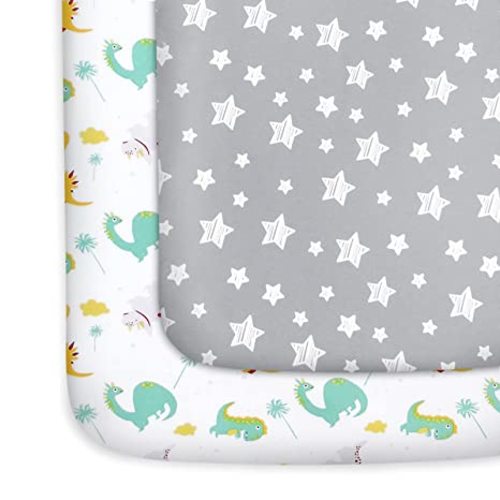 Pack and Play Sheets, Mini Crib Sheets, Stretchy Playard Fitted Sheet