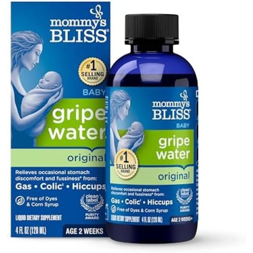 Mommy's Bliss Gripe Water, Liquid, 4-ounce bottle