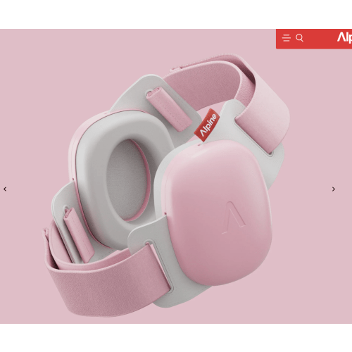Muffy Baby Comfort Baby Ear Protection in Rose Pink