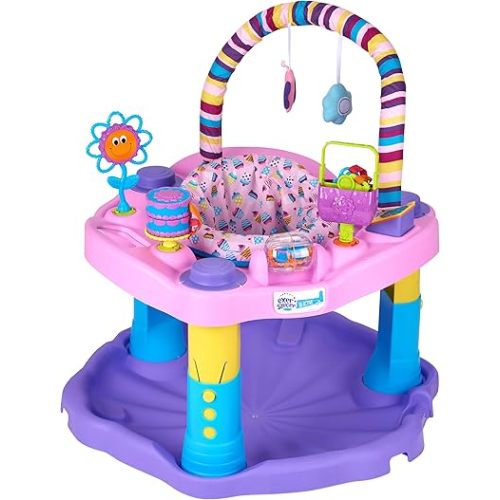 Evenflo Exersaucer Bouncing Activity Saucer, Sweet Tea Party
