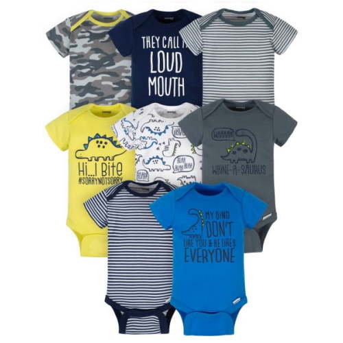 Onesies Brand Baby Boy Bodysuits, 8-Pack, Sizes Newborn - 12 Months