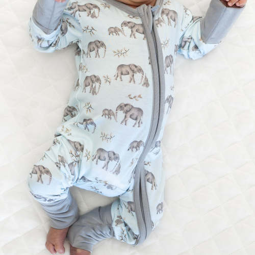 August Bamboo Convertible Footie