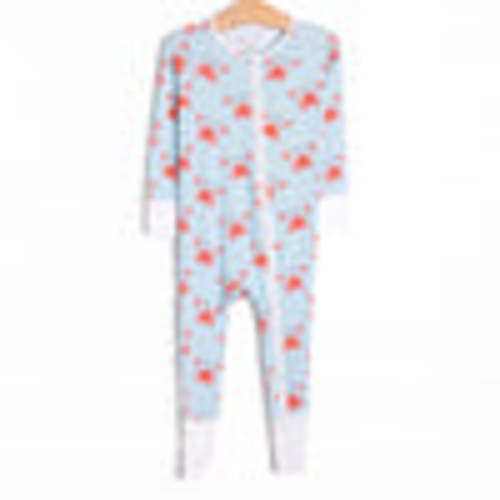 Sand Crab Sleeper Bamboo Zippy Pajama, Blue – Stitchy Fish